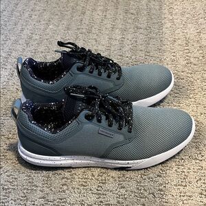 Travis Mathew Men's Sneakers in Gray and Black
